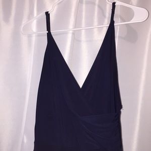Cute Long maxi navy fashion nova dress 😍